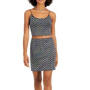 Just Polly Juniors Metallic Chevron 2 pc Set
